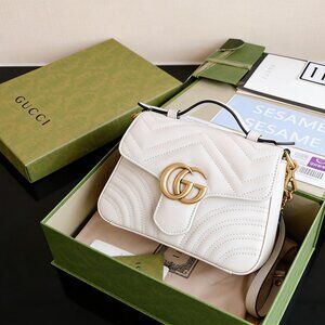 Gucci GG Marmont Mini Top Handle Bag
